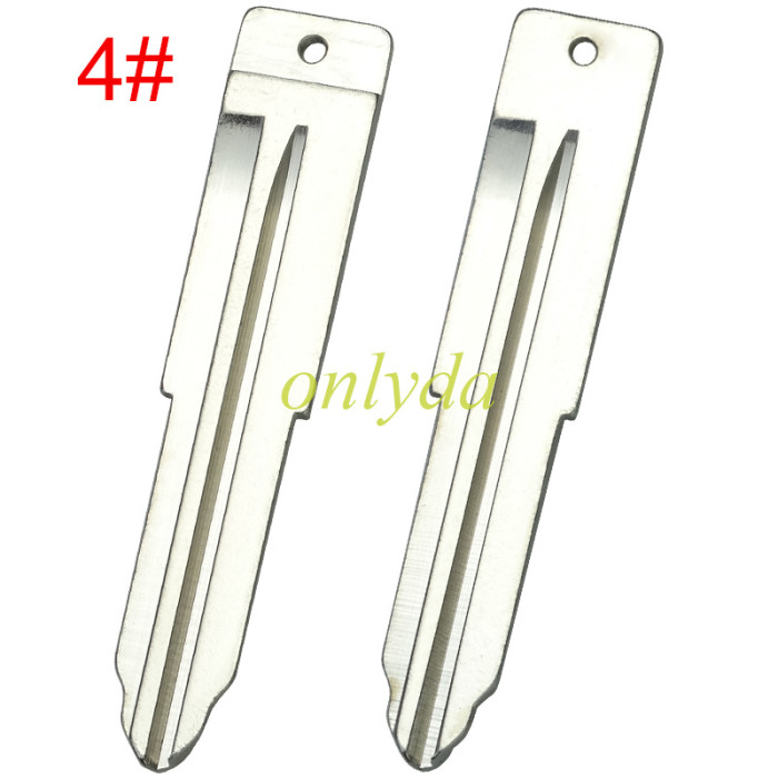For Mitsubish 2 button remote key blank， with badge  ,pls choose blade