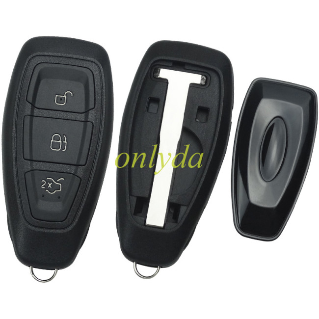 free shipping 10pcs/lot for Ford Focus  3 button  remote key shell with  T  type blade