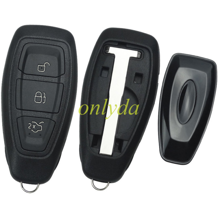 free shipping 10pcs/lot for Ford Focus  3 button  remote key shell with  T  type blade