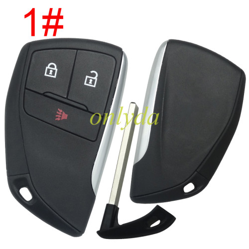 For GMC remote key  shell with badge,  (please choose button)