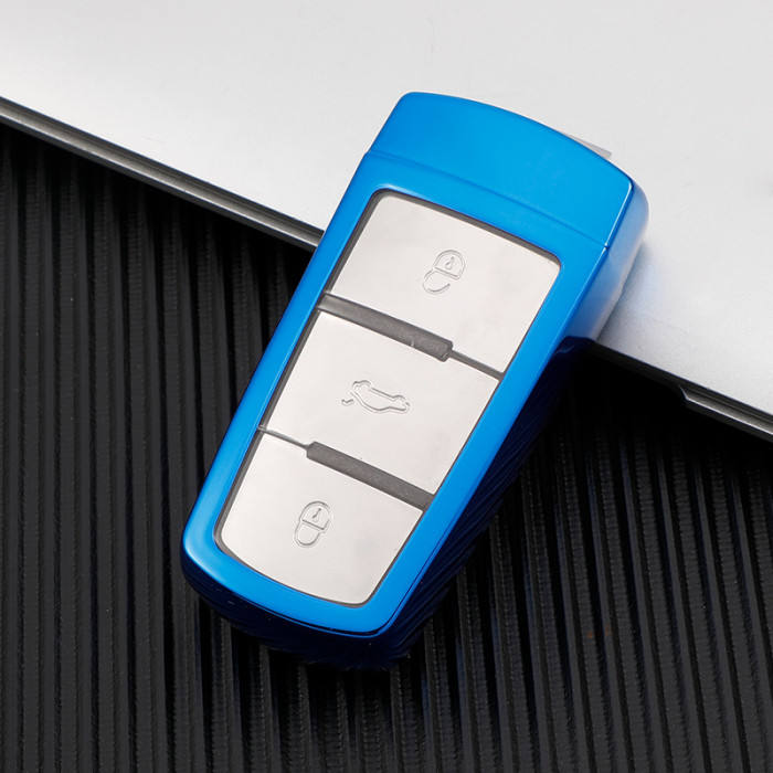 For VW CC TPU protective key case black or red color, please choose