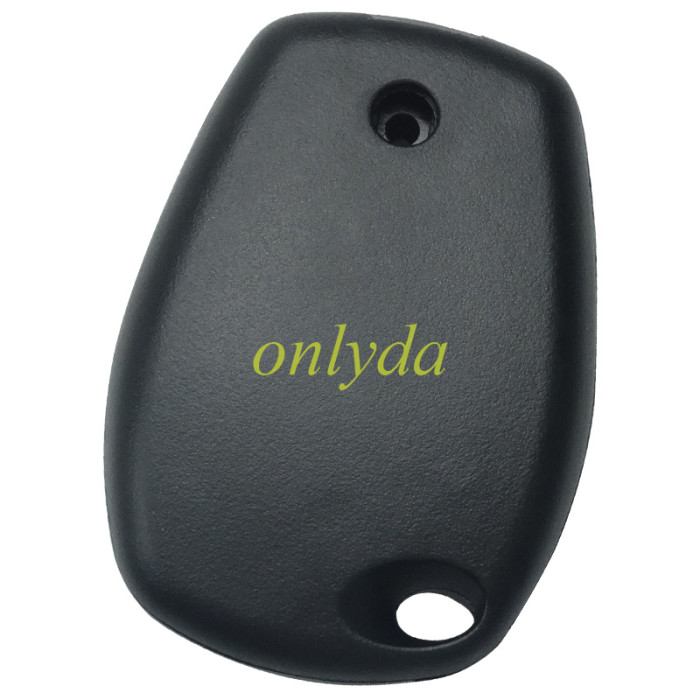 free shipping 10pcs/lot for  Renault 2 button  key blank with stainless steel battery clamp, without badge , without blade ,only shell