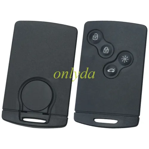 free shipping 10pcs/lot for Renault megane /Clio /Koleos 4 button remote key blank without badge（ Buckle key case, no glue required）