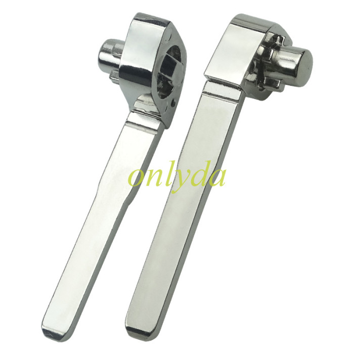 free shipping 10pcs/lot for Ford  flip remote key shell with Hu101 blade with battery clamp , without badge