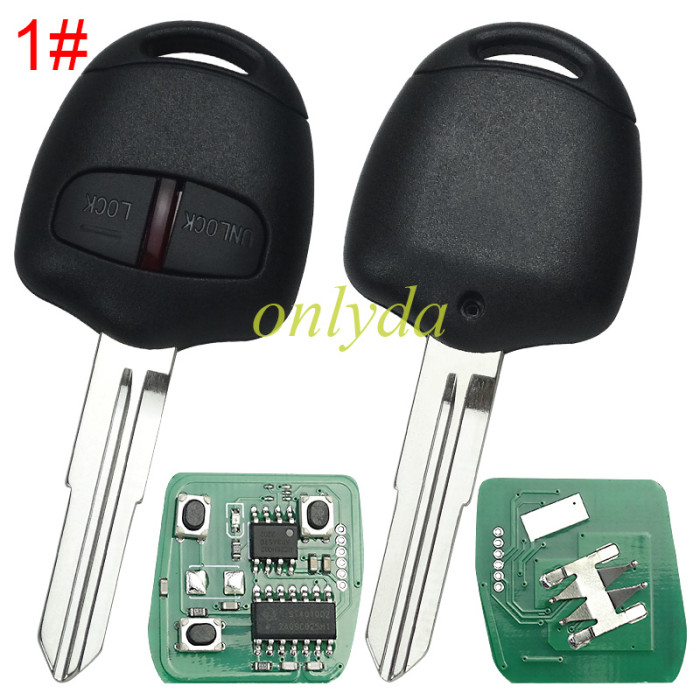 For mitsubish 3 button remote key with 433mhz P/N: G8D576MA Work On:  2004-2007 Colt 2004-2012 Grandis 2005-2016 Triton ML/MN 2007-2016 Lancer CJ(sedan) 2007-2012 Outlander ZH 2009-2012 Challenger PB 2010-2015 ASX(2WD) 2012-2015 Outlander ZJ