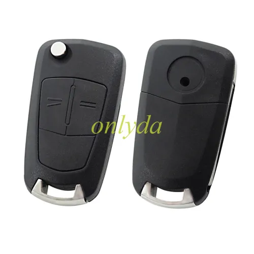 free shipping 10pcs/lot for Opel 2 button remote key blank with HU100 blade