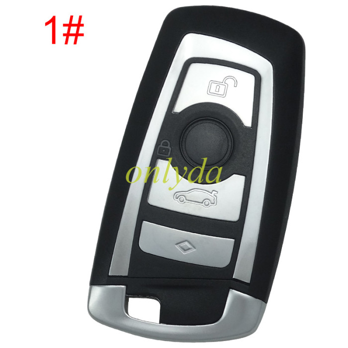 free shipping 10pcs/lot for BMW 4 button remote key blank with blade