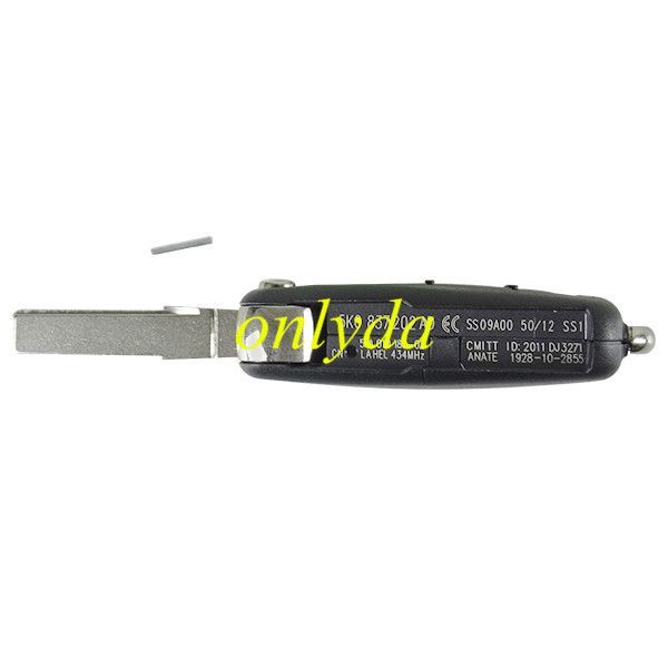 free shipping to EU, 10pcs/lot for VW 3 button key  blank with HU66 blade  new modle car after 2011（ round logo place on back）