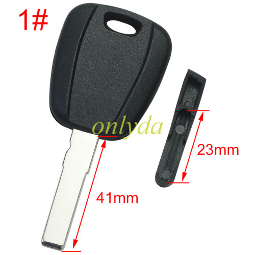 free shipping 10pcs/lot for Fiat remote key blank & 1 button with SIP22 blade（can put TPX long chip)