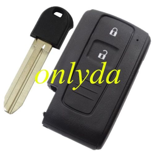 free shipping 10pcs/lot for Toyota Daihatsu 2 button remote key blank with blade