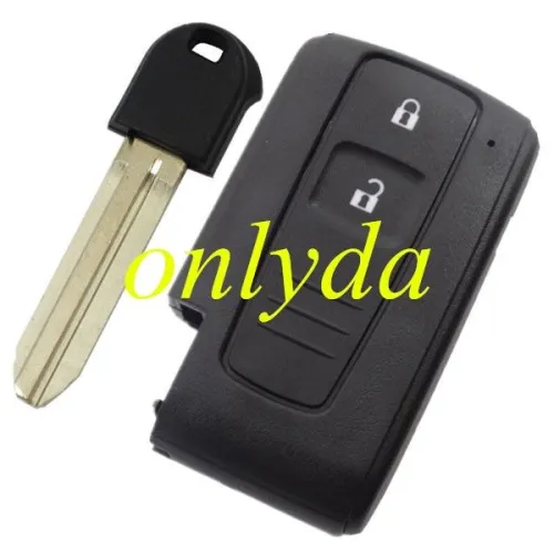 free shipping 10pcs/lot for Toyota Daihatsu 2 button remote key blank with blade