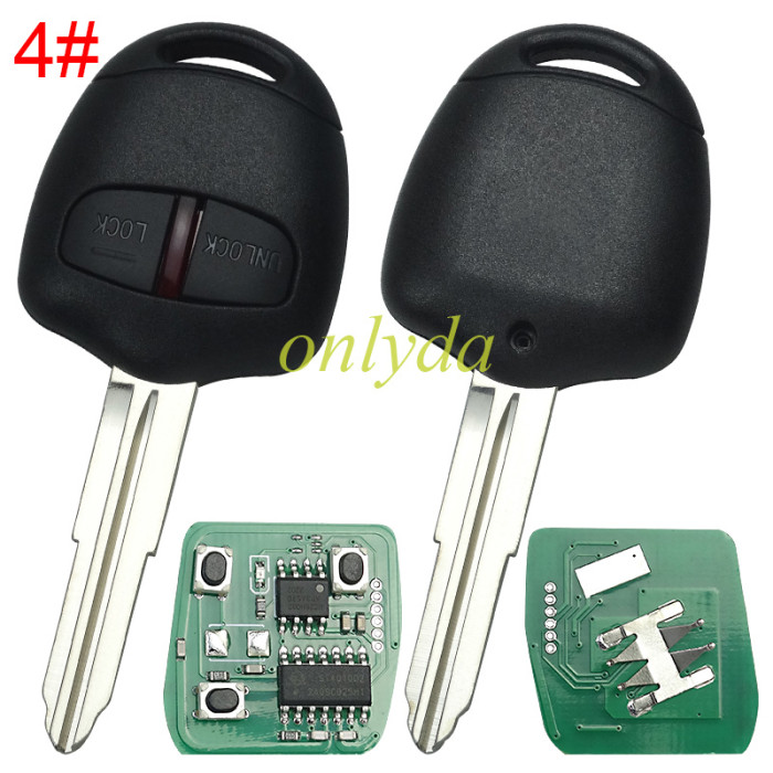 For mitsubish 3 button remote key with 433mhz P/N: G8D576MA Work On:  2004-2007 Colt 2004-2012 Grandis 2005-2016 Triton ML/MN 2007-2016 Lancer CJ(sedan) 2007-2012 Outlander ZH 2009-2012 Challenger PB 2010-2015 ASX(2WD) 2012-2015 Outlander ZJ