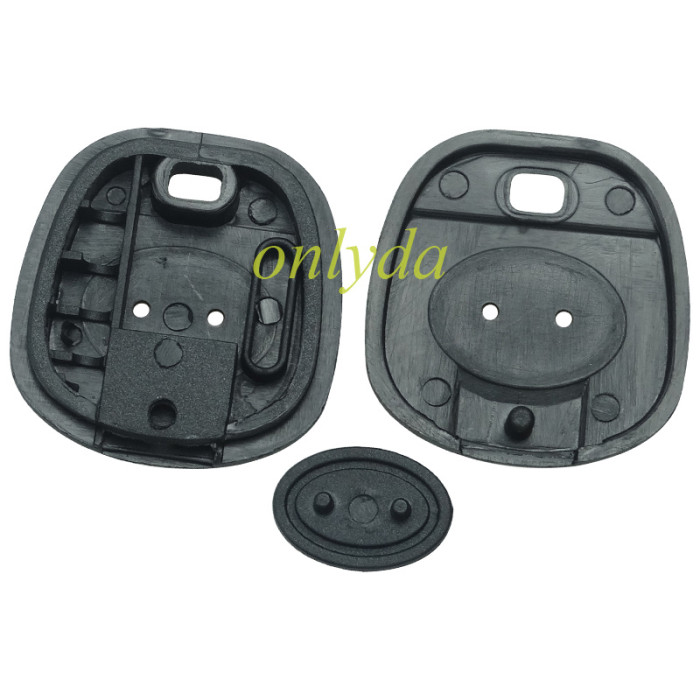 Super Stronger GTL shell  Toyota transponder key blank with badge with  carbon chip part, Pls choose blade model