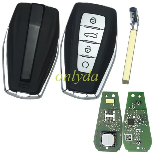 For Proton 3 button remote key 4A chip with 434mhz