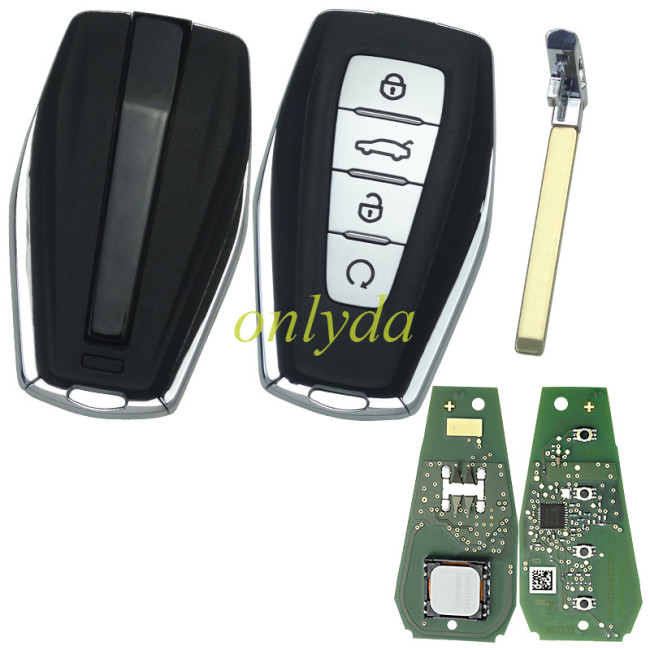 For Proton 3 button remote key 4A chip with 434mhz