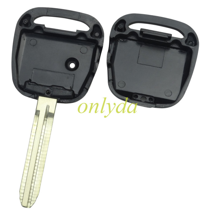 For Toyota 2 button remote key with light hole without badge, pls choose blade model