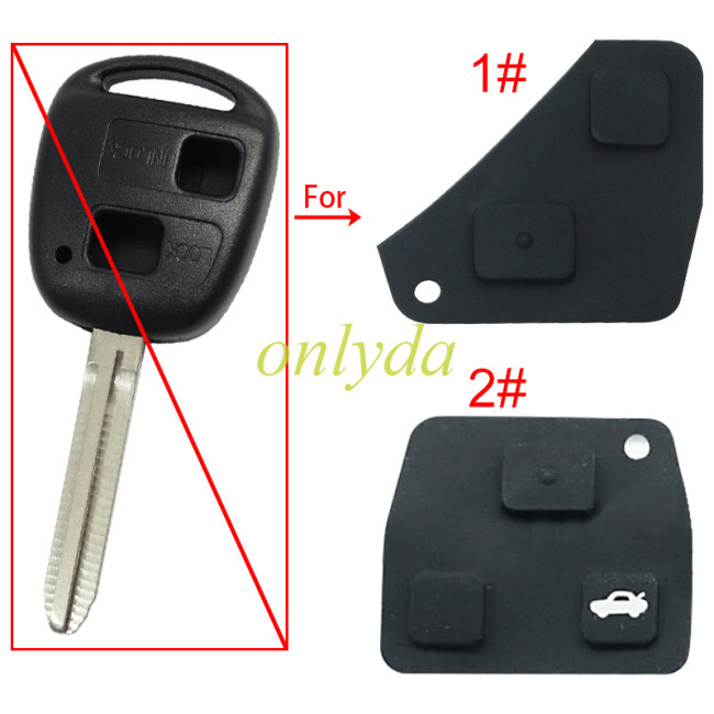 For Toyota/Lexus 2/3 button key pad, Pls choose model