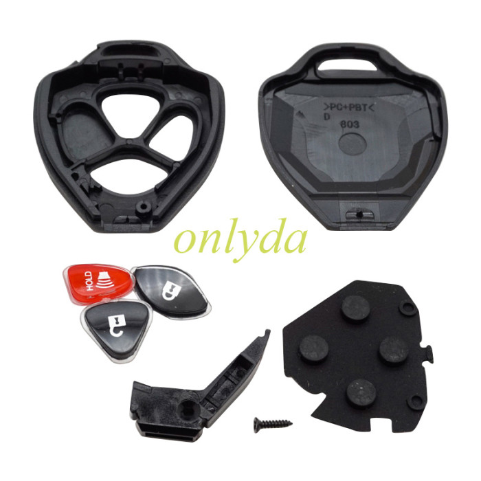 Remote Key Shell Fit For Toyota Without Blade without badge , pls choose button model
