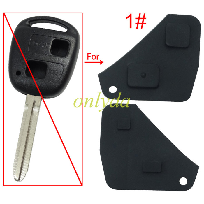 For Toyota/Lexus 2/3 button key pad, Pls choose model