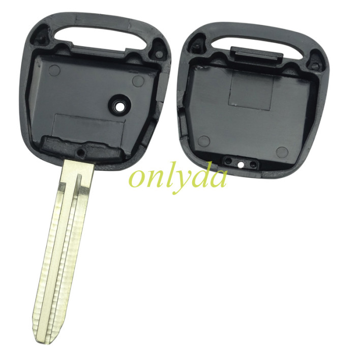 For Toyota 1 button remote key with light hole without badge,pls choose blade model