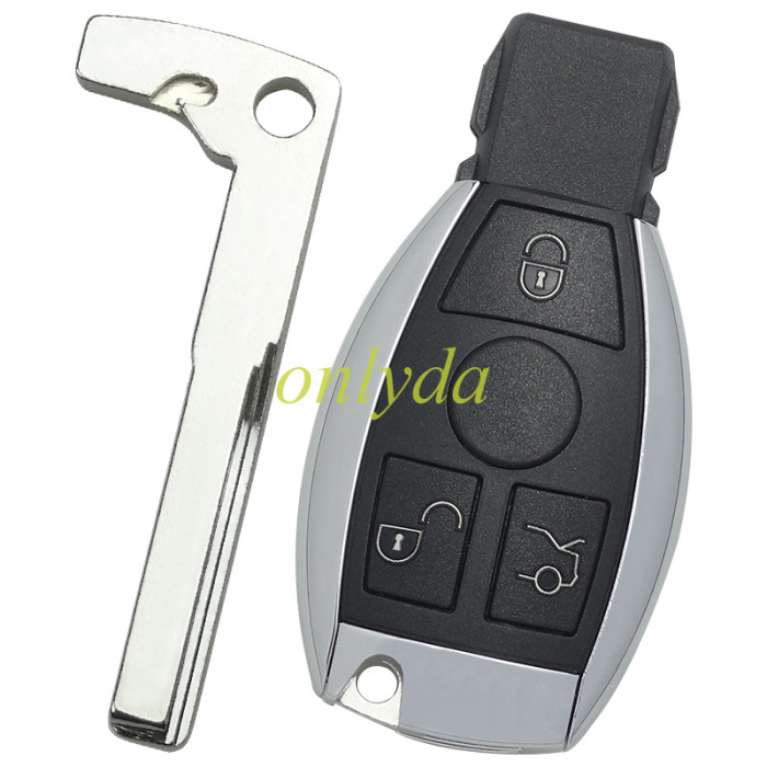Free shipping 5pcs/lot Xhorse VVDI 3 button remote Key  for Mercedes-Benz Yellow Color board without point 434mhz