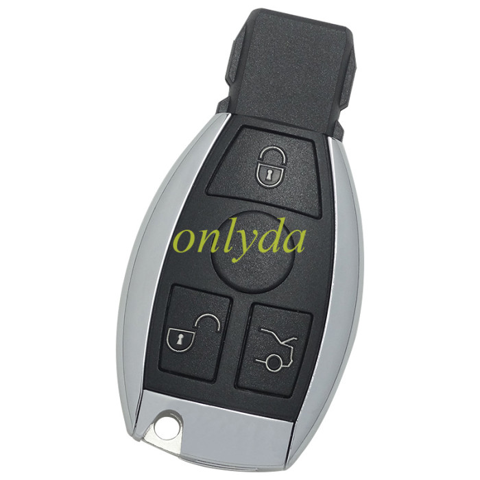 Free shipping 5pcs/lot Xhorse VVDI 3 button remote Key  for Mercedes-Benz Yellow Color board without point 434mhz