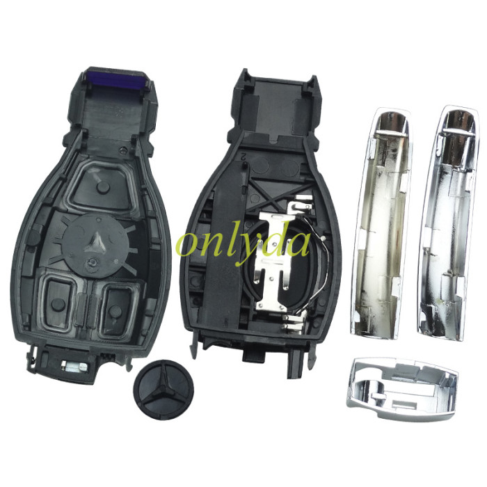 Free shipping 5pcs/lot Xhorse VVDI 3 button remote Key  for Mercedes-Benz Yellow Color board without point 434mhz