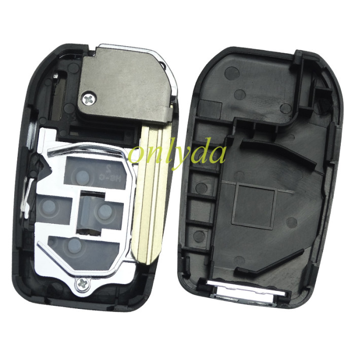 For Toyota  modified key shell with TOY 43 blade without badge，pls choose button model