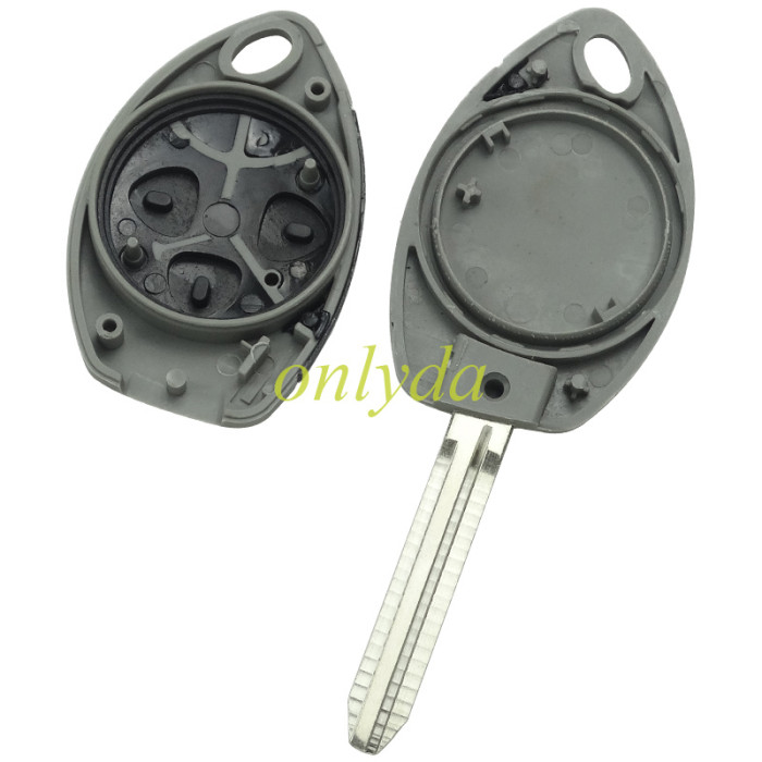 For Toyota 3 button remote key blankToyota  remote key blank with balde with badge , pls choose button model