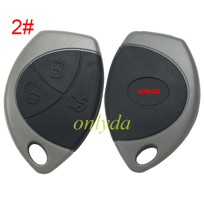 For Toyota 2 button remote key blank without blade,back shape is Toyota Lo shape