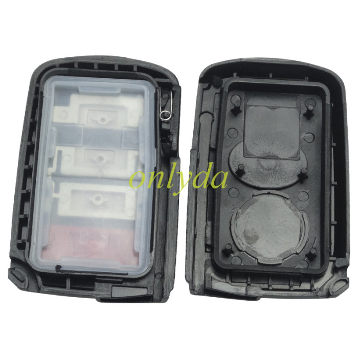 For Toyota  remote key shell with blade with badge ,the button is square and white, pls choose button model