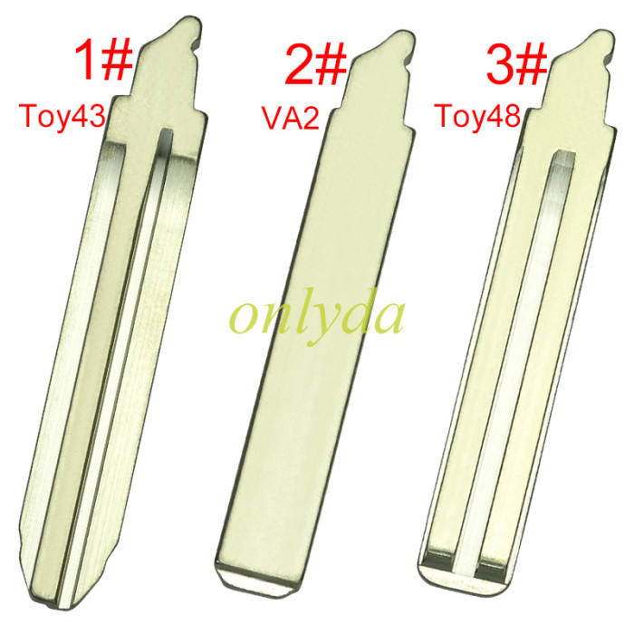 Toy key blade （VA2,Toy48,Toy 43) key blade only