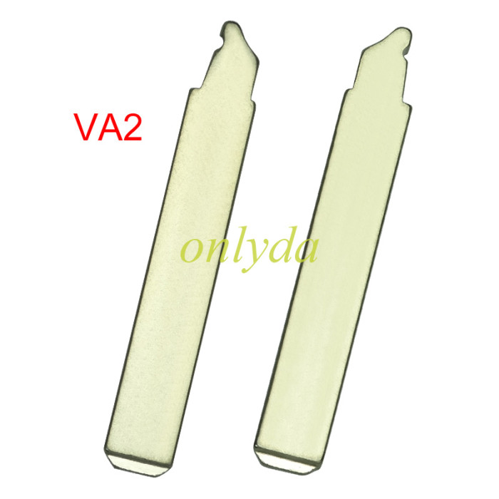 For Toyota  flip remote key blank with VA2 blade with badge , please choose the button model
