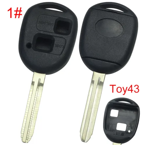 Super Stronger GTL shell  Lexus upgrade 2 button key shell with badge , pls choose blade model