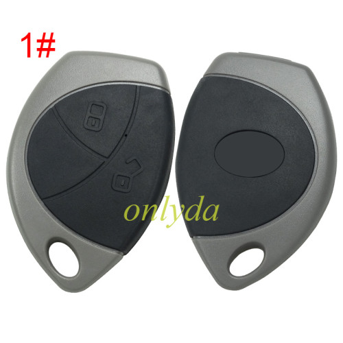 For Toyota  remote key blank without blade with badge , pls choose button model
