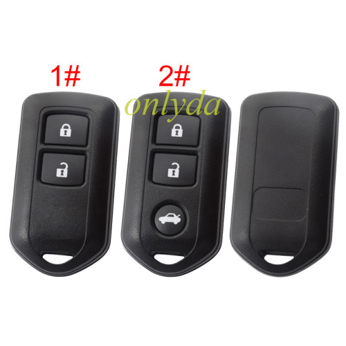 For Toyota  remote key shell without badge, pls choose button model