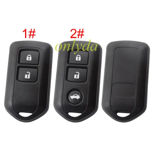 For Toyota  remote key shell without badge, pls choose button model