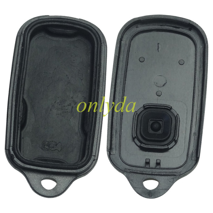 For Toyota remote  key blank the panic button is square, pls choose button model