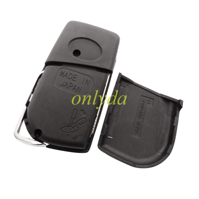 For Toyota modified  key shell with TOY 43 blade with badge, pls choose button model