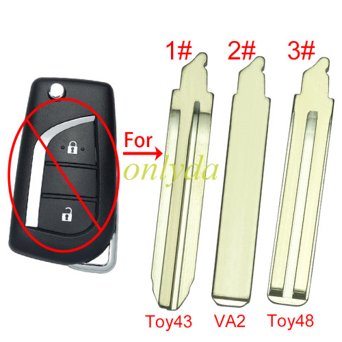 Toy key blade （VA2,Toy48,Toy 43) key blade only