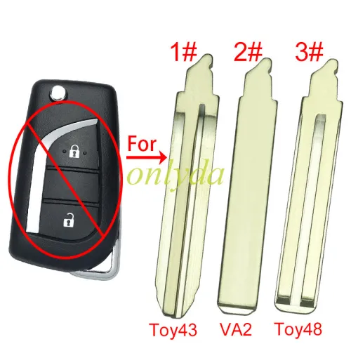Toy key blade （VA2,Toy48,Toy 43) key blade only