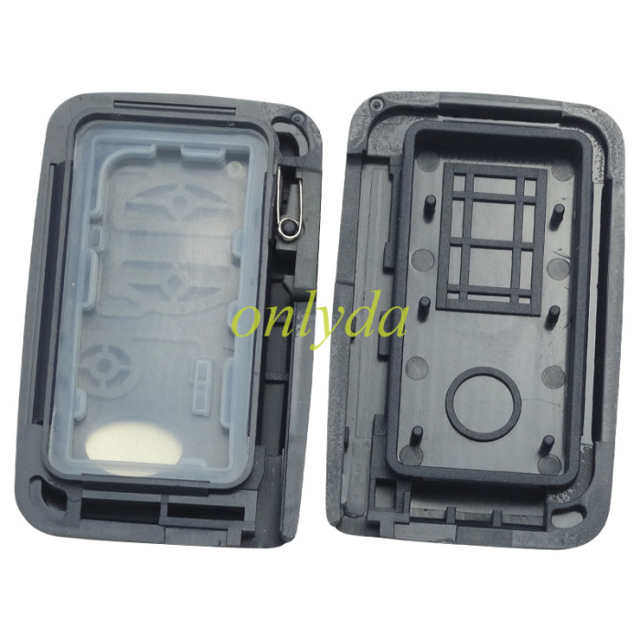 For Toyota  remote key shell with badge with blade , pls choose button model .