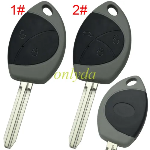 For Toyota 3 button remote key blankToyota  remote key blank with balde with badge , pls choose button model