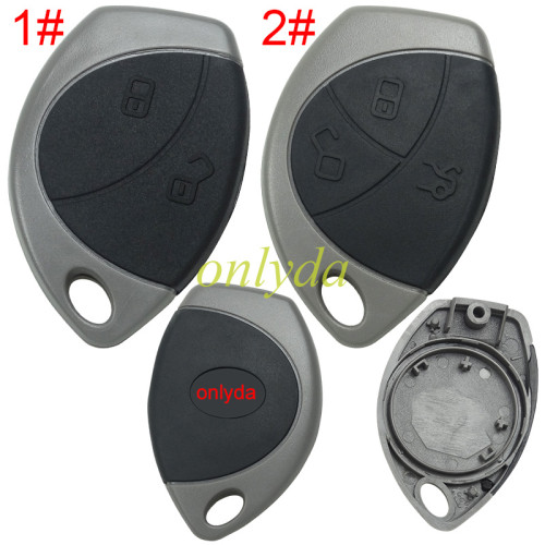 For Toyota 2 button remote key blank without blade,back shape is Toyota Lo shape