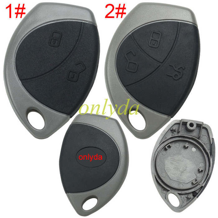For Toyota 2 button remote key blank without blade,back shape is Toyota Lo shape