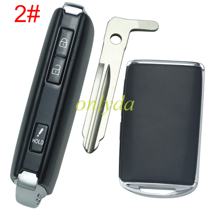 2020 new mazda remote key case with blade ,without badge, pls choose button model