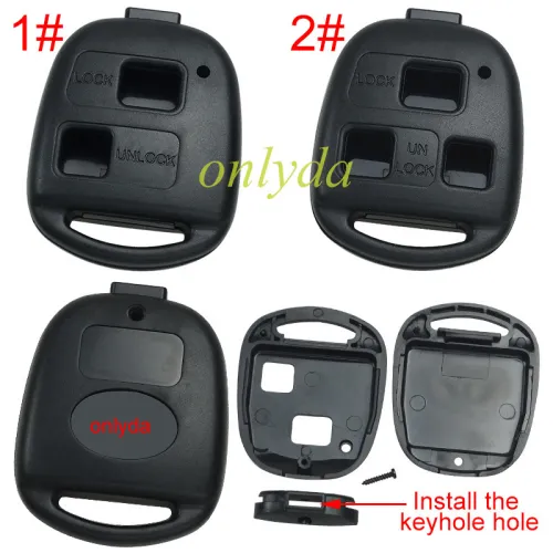 For Lexus remote key case, with original logo,pls choose button model