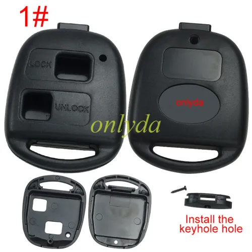 For Lexus remote key case, with original logo,pls choose button model