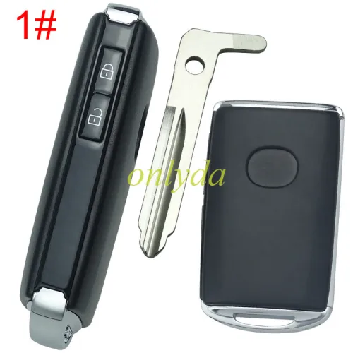 2020 new mazda remote key case with blade ,with badge, pls choose button model