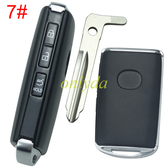 2020 new mazda remote key case with blade ,with badge, pls choose button model
